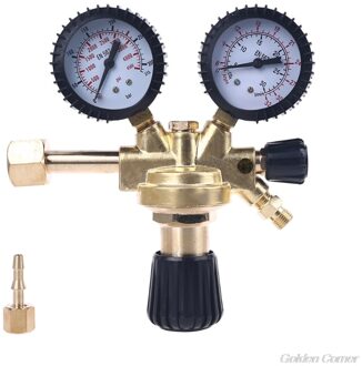 CO2 Argon Stikstof Drukverlagende Regulator Shockproof Mag/Mig Lassen Drukregelaar W21.8 Draad M15 21