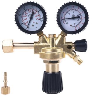 CO2 Argon Stikstof Drukverlagende Regulator Shockproof Mag/Mig Lassen Drukregelaar W21.8 Draad