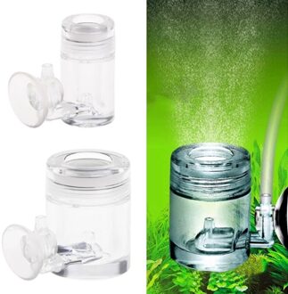 CO2 Diffuser Met Bubble Teller Acryl Aquarium Aquarium Aquatic Plant 2 Size