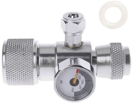 CO2 Manometer Jis M22-14 Regulator Manometer Over 1500PSI Cilinder Reducer