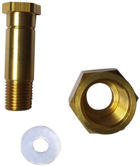 CO2 Tank CGA-320 Moer Regulator Kooldioxide Fles Schroefdraad Ontvangen Wasmachine En Tepel Schroef 1/4 "Npt Adapter Accessoire