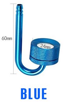 CO2 Verstuiver Aquarium System Diffuser Aquarium Aquatic Water Plant Kooldioxide Verstuiver Reactor Voor Planten Controle blauw
