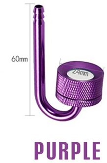 CO2 Verstuiver Aquarium System Diffuser Aquarium Aquatic Water Plant Kooldioxide Verstuiver Reactor Voor Planten Controle paars