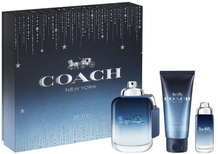 Coach Geschenkset Coach Blue Gift Set 15 ml + 2 x 100 ml
