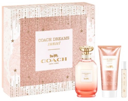Coach Geschenkset Coach Dreams Sunset Gift Set 90 ml + 100 ml + 7,5 ml