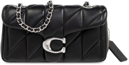 Coach Gewatteerde Leren Crossbody Tas - Zwart Coach , Black , Dames - ONE Size