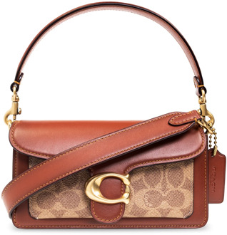 Coach Tabby Schoudertas Cognac Coach , Brown , Dames - ONE Size