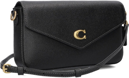 Coach Wyn crossbodytas van leer met uitneembare clutch Zwart - 1 maat