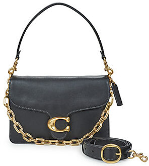 Coach Zwarte Tabby Schoudertas Coach , Black , Dames - ONE Size