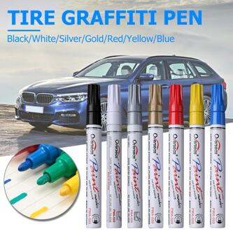 Coat Car Scratch Remover Helder Reparatie Verf Pen Waterdichte Loopvlak Permanente Maker Graffiti Schilderen Pennen Rood