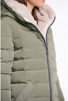 Coat keilafur.7002511 Groen - 40