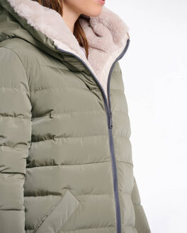 Coat keilafur.7002511 Groen - 44