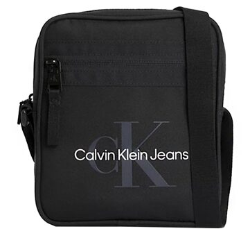 Coated Canvas Schoudertas Calvin Klein , Black , Heren - ONE Size