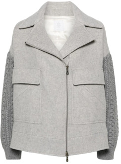 Coats Eleventy , Gray , Dames - M,S,Xs