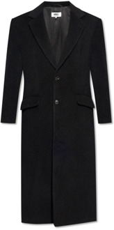 Coats MM6 Maison Margiela , Black , Heren