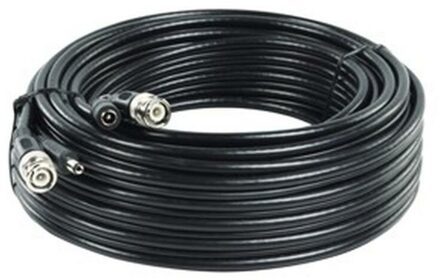 Coax 75Ohm BNC+DC kabel voor beveiligingscamera, lengte 20m - small
