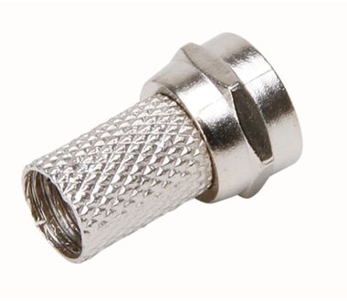 coax F-connector 6,5 mm 4 stuks