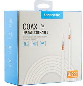 Coax Kabel in Doos COAXIH 20m Wit