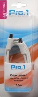 Coax snoer  standaard 1,5 meter