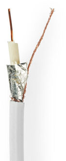 Coaxkabel op Haspel - CSBR4010WT1000 Wit