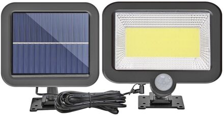 Cob 120LED Solar Light Outdoor Motion Sensor Wandlamp Waterdichte Tuin Lamp Emergency Pathway Yard Straat Lamp 100 cob B