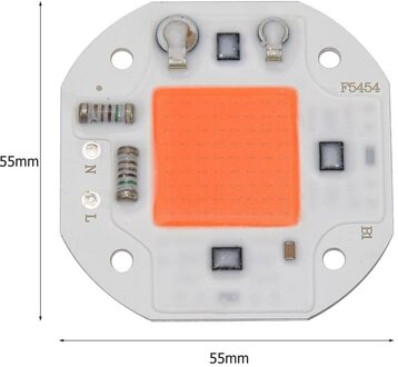 Cob Led Lamp Chip 20W Diy Spotlight Schijnwerper Ac 220V Led Lamp Overstroming Licht Chip Volledige Spectrum Wit warm Drie Licht Kleuren