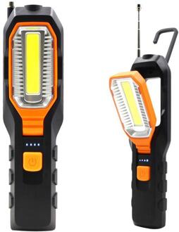 Cob Led Verlichting Magnetische Inspectie Lamp Hand Fakkel Usb Oplaadbare Voor Noodsituaties Reparatie Verlichting Tent Licht