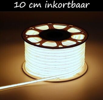 COB Ledstrip 230 Volt - Helder Wit 4000K - Per 10 cm inkortbaar - Dimbaar - IP65