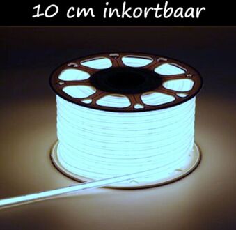 COB Ledstrip 230 Volt - Koel Wit 6000K - Per 10 cm inkortbaar - Dimbaar - IP65