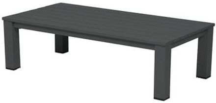 Coba lounge tuintafel 130x70 - donker grijs Zwart