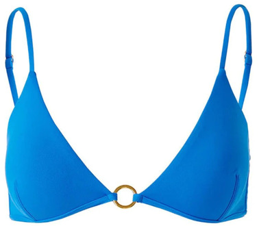 Cobalt Bikini Top met Gouden Ringen Melissa Odabash , Blue , Dames - XL
