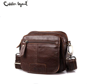 Cobbler Legend Brand Mini Men Genuine Leather Messenger Bag Russian Men's Leather Bag Vintage Shoulder Crossbody Bags Male 2019