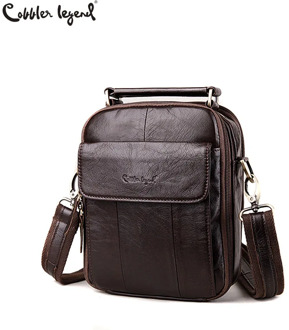 Cobbler Legend Men Messenger Bags Top Genuine Leather Designer Handbags Man Shoulder CrossBody Bag Male Quality Mens Bag Cowhide