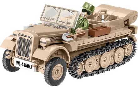 Cobi Historical Collection - Sd.Kfz 10 Demag D7 Constructiespeelgoed