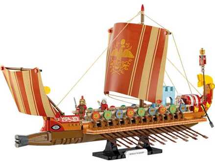 Cobi Imperium Romanum - Romeins oorlogsschip Constructiespeelgoed
