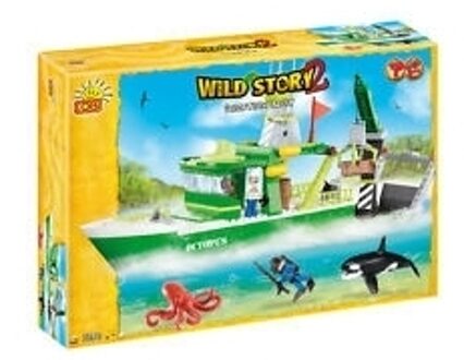 Cobi Wild Story Scientific Boat - 22301