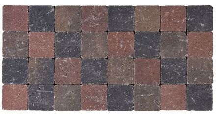 Cobo Buitentegel Garden - Bruin-rood-zwart - Getrommeld - 10x10 Cm