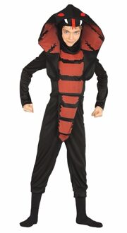 Cobra ninja slangen kostuum voor jongens - dierenpak - halloween/carnaval 10-12 jaar (140-152)