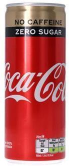 Coca Cola Company Coca Cola Zero Caffeïnevrij Tray