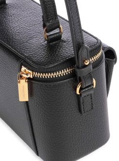 Coccinelle Beat Generatio Mini Tas Van Geribbeld Leer Zwart - One Size