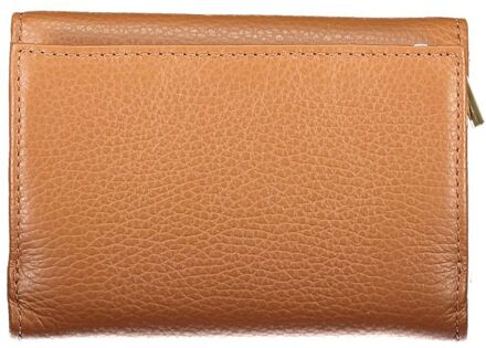 Coccinelle Bruine Leren Damesportemonnee - One Size