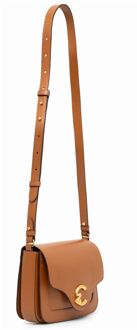 Coccinelle C-Me Schoudertas - maat Bruin