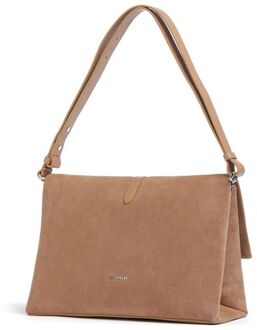 Coccinelle Dorian Schoudertas - maat Crème