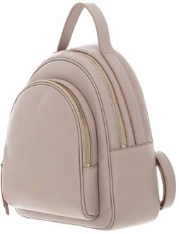 Coccinelle Gleen Rugzak Leer Rits Bruin