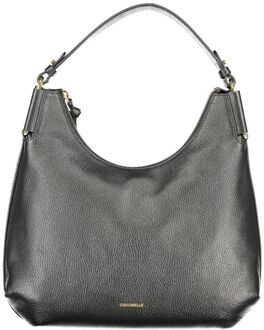 Coccinelle Leren Hobo Tas Zwart