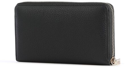 Coccinelle Metallic Zachte Portemonnee Zwart - One Size