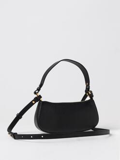 Coccinelle Mini Handtas Leer Met Ritsluiting Zwart - One Size