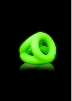 Cockring Ball Strap - Glow in the Dark
