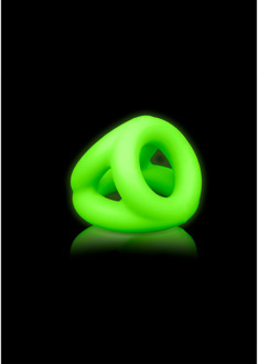 Cockring Ball Strap - Glow in the Dark