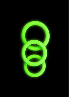 Cockring Set - Glow in the Dark - 3 Stuks